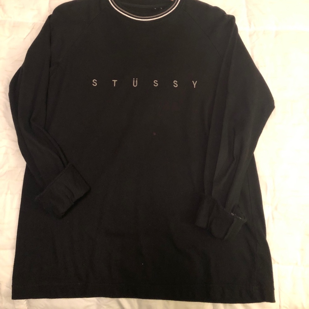 Long Sleeve Black Men’s Stussy Shirt